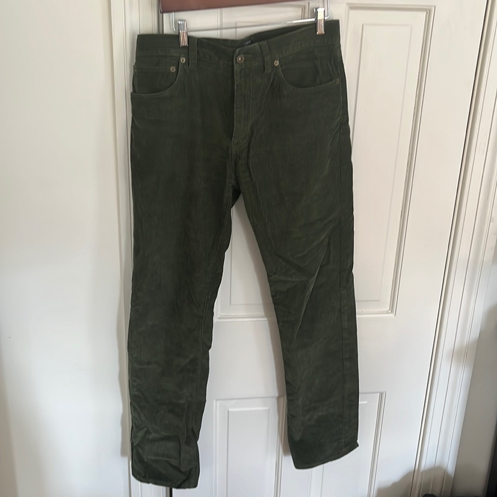 j crew green corduroy. Like new condition. Only worn twice.